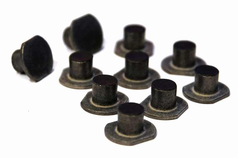 Metal inserts, 7-mm long, M6 thread (pack of 10) - Click Image to Close
